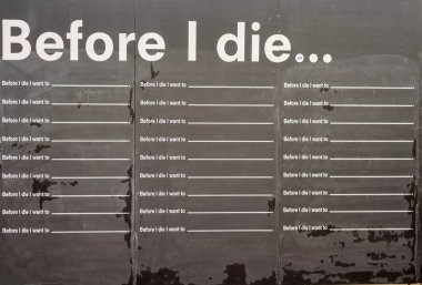before i die board clipart