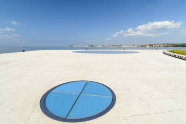 Zadar, Hırvatistan için güneş sistemini temsil Panel led