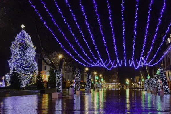 Centro de Varna en Navidad —  Fotos de Stock