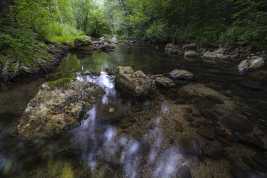 Nehir Mladejka Stranca Milli Park, Bulgaristan, kayalar