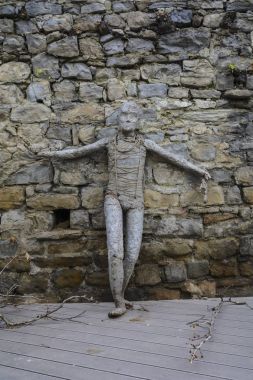 Veliko Tarnovo, Bulgaristan - 03 Nisan 2015: heykel açık o çamur