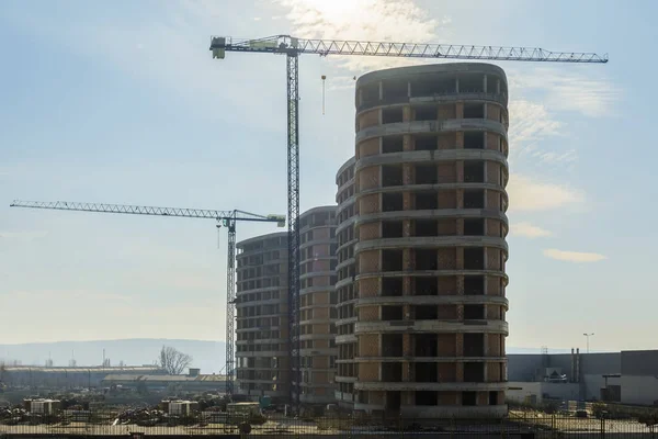 Gebäude im Bau — Stockfoto