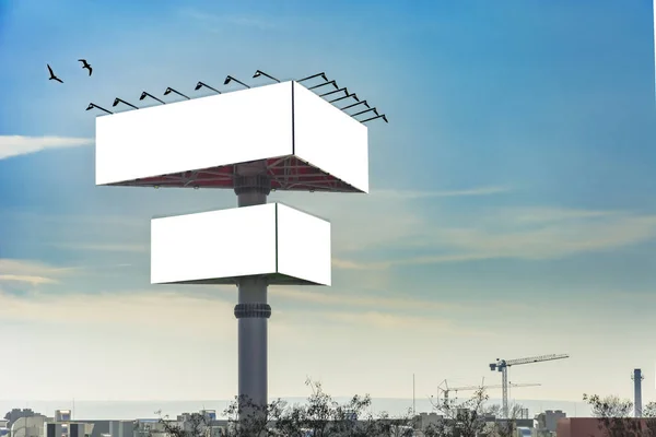 Triangle billboard — Stock Photo, Image