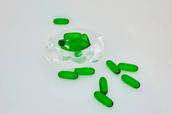 bright green natural fatty acid cla softgels fat loss