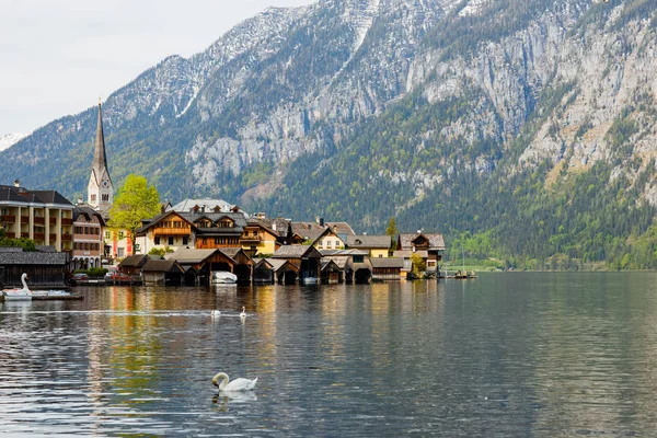 Австрія Історичне Село Галльштат Сайт Світової Спадщини Unesco Старої Європейської — стокове фото