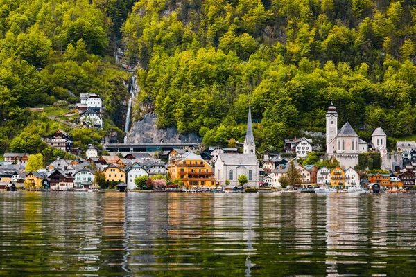 Австрія Історичне Село Галльштат Сайт Світової Спадщини Unesco Старої Європейської — стокове фото