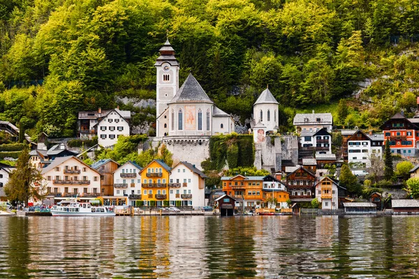 Austria Hallstatt Historical Village Unesco World Heritage Site Old European — Stock Photo, Image