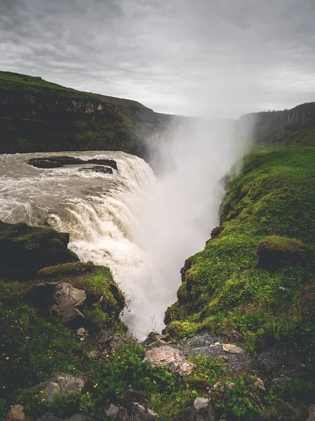 Gullfoss 폭포 — 스톡 사진