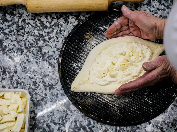 Khachapuri. — Foto de Stock