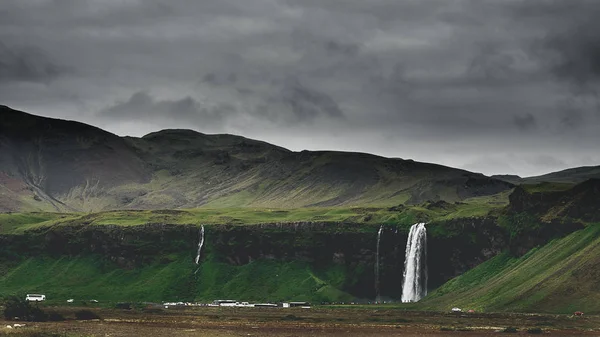 Seljalandsfoss Waterfall — Stock Photo