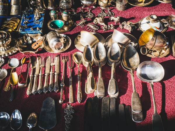 Cubertería vieja — Stock Photo