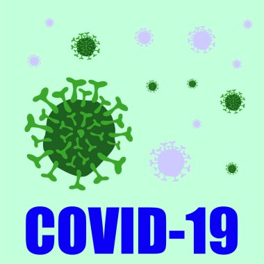 Coronavirüs hücrelerini dezenfekte etme kavramı. Tıbbi personelin covid 19 virüsü ve bakteriyi öldürmek için dezenfektan sıktığı