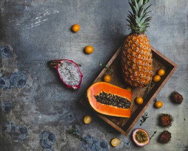 tutku meyve ve ananas