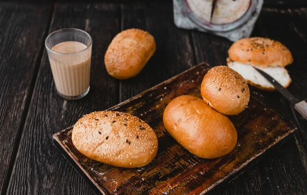 Baked loafs — Stock Photo