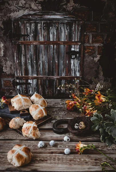 Mesa de Pascua - foto de stock