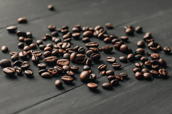 Close View Roasted Coffee Beans — Stock Photo, Image