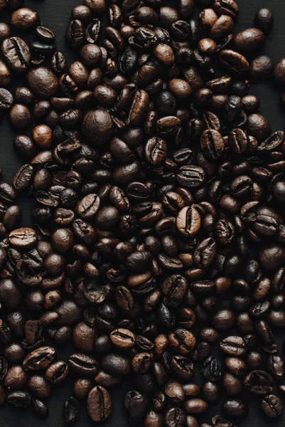 Close View Roasted Coffee Beans — Stock Photo, Image