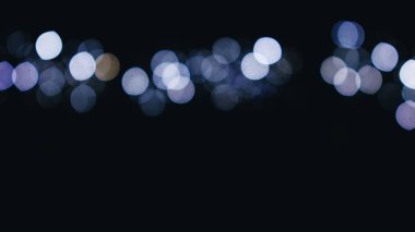 yuvarlak bokeh arka plan christmas Lights