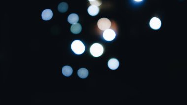 yuvarlak bokeh arka plan christmas Lights