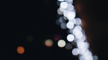 yuvarlak bokeh arka plan christmas Lights