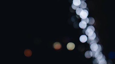 yuvarlak bokeh arka plan christmas Lights