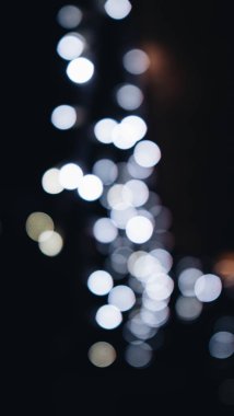 yuvarlak bokeh arka plan christmas Lights