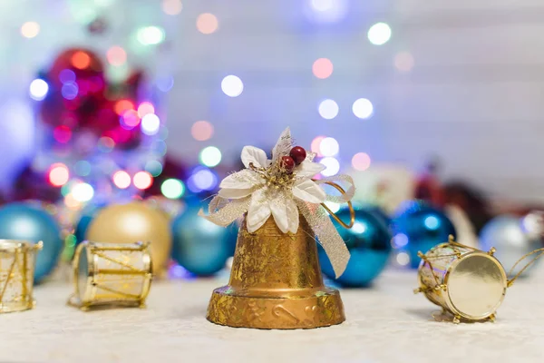 Kerstballen Feestelijk Decor — Stockfoto