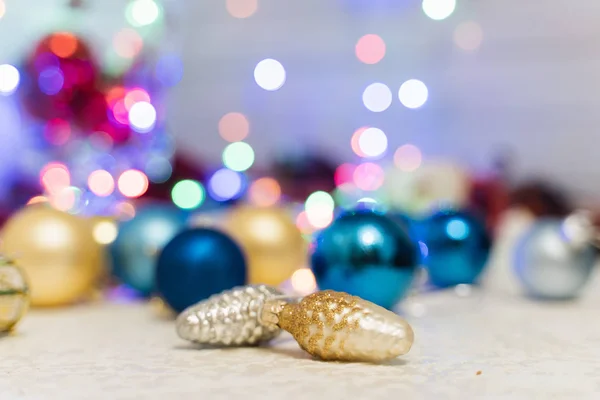 Boules Noël Décor Festif — Photo