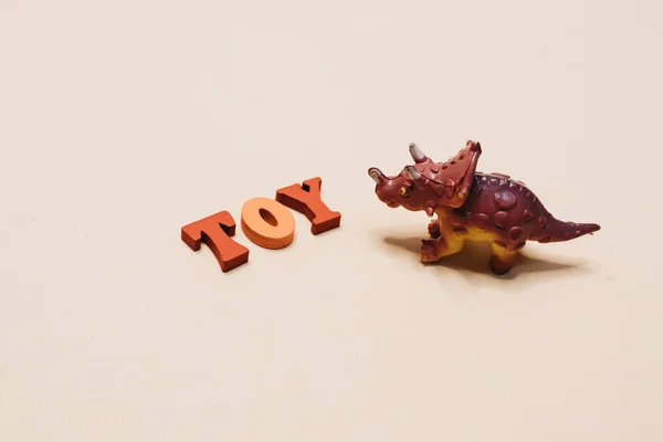 Crianças Brinquedo Bege — Fotografia de Stock