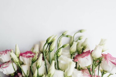 Beautiful spring bouquet with tender  flowers, elegant floral decoration 