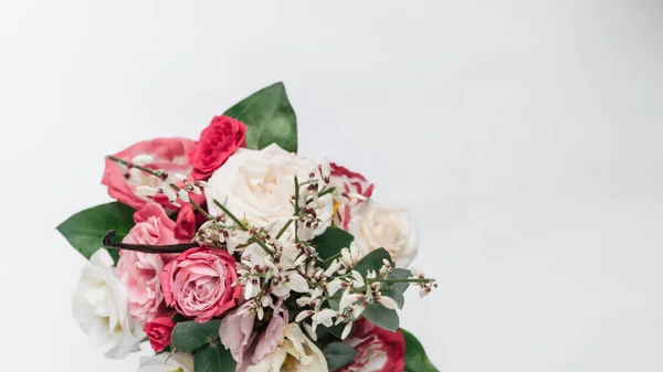 Bellissimo Bouquet Primaverile Con Teneri Fiori — Foto Stock