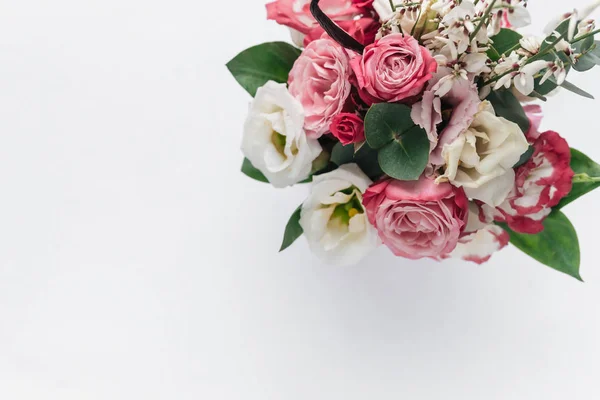 Bellissimo Bouquet Primaverile Con Teneri Fiori — Foto Stock