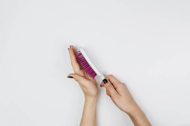 Saç fırçası. Saç dökülme sorununu koru.