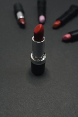 Siyah arkaplanda ruj koleksiyonu