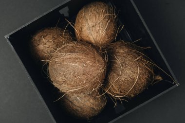 Hindistancevizi, tropikal meyve arka plan yığını