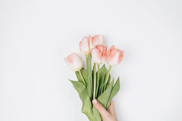 Hermoso Ramo Primavera Con Flores Tiernas — Foto de Stock