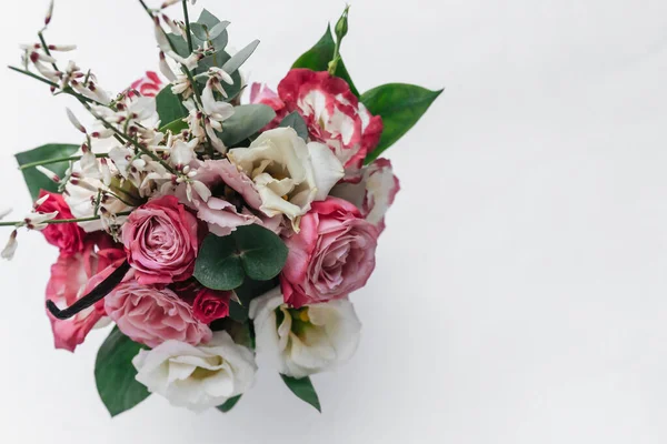 Bellissimi Fiori Teneri Bouquet Primavera — Foto Stock