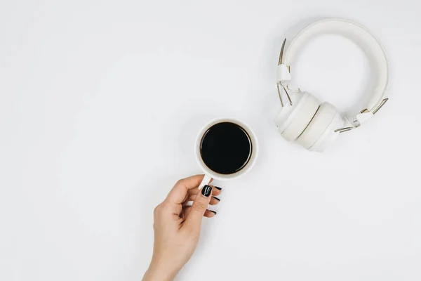 Earphones Listening Music Music Lovers — Stock Photo, Image