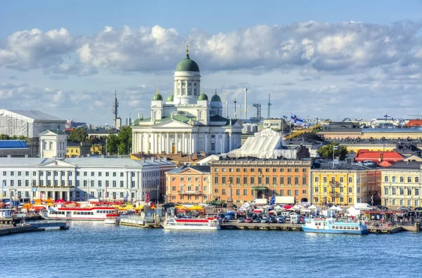 Helsinki skyline and Helsinki Cathedral, Finland