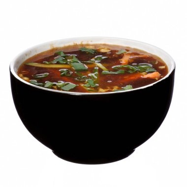 Sıcak ve ekşi Sou bir kase