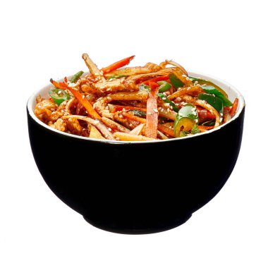 tavuk pilav erişte ve sebze ile