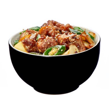 Gan Bian tatlı ve ekşi domuz kaburga