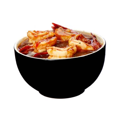 sıcak plaka üzerinde karides