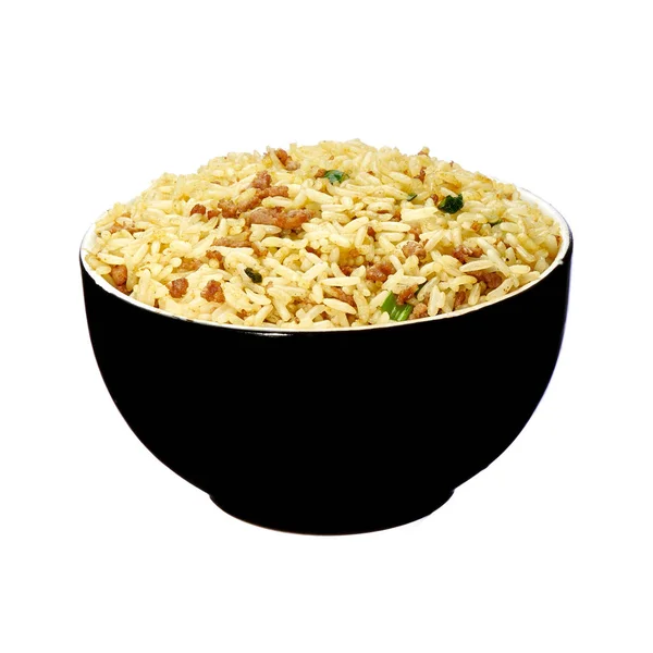 Rizs-, sertés- és a curry — Stock Fotó