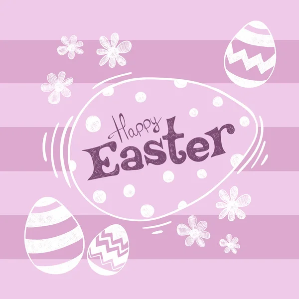 Mutlu Paskalya tasarım öğeleri. Vektör çizim set.