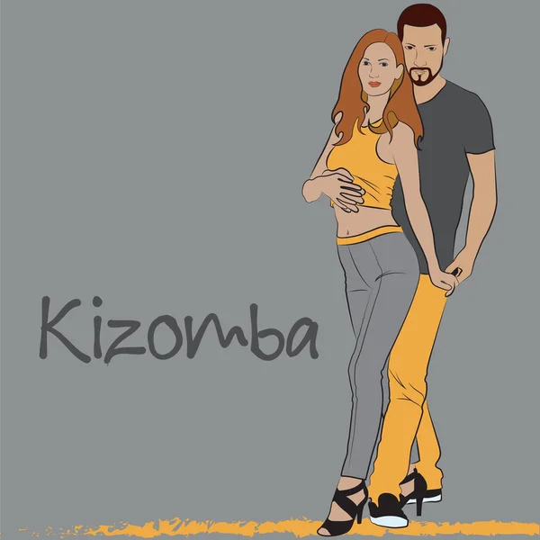 Dans eden bir çift ile bir poster.