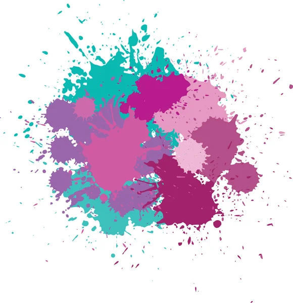 parlak renklerde lekesi.