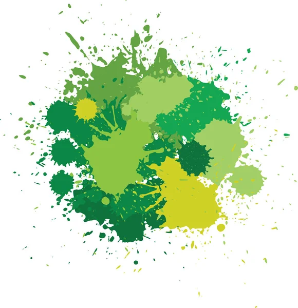 Yeşil tonlarda lekesi.