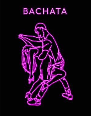 Erkekler ve kızlar Latin dansı yapar.