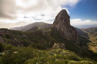 Los Roques kayalar La Gomera, Kanarya Adaları, İspanya